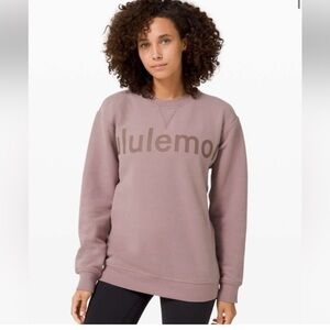 161-$50 *FREE SHIPPING* Lululemon All Yours Crew *Graphic
Violet Verbena size 6